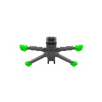 Hot Sales IFlight Nazgul F6D V2 Frame Kit 6inch Carbon Fiber DeadCat HD/Analog Compatible With O3 Air Unit for